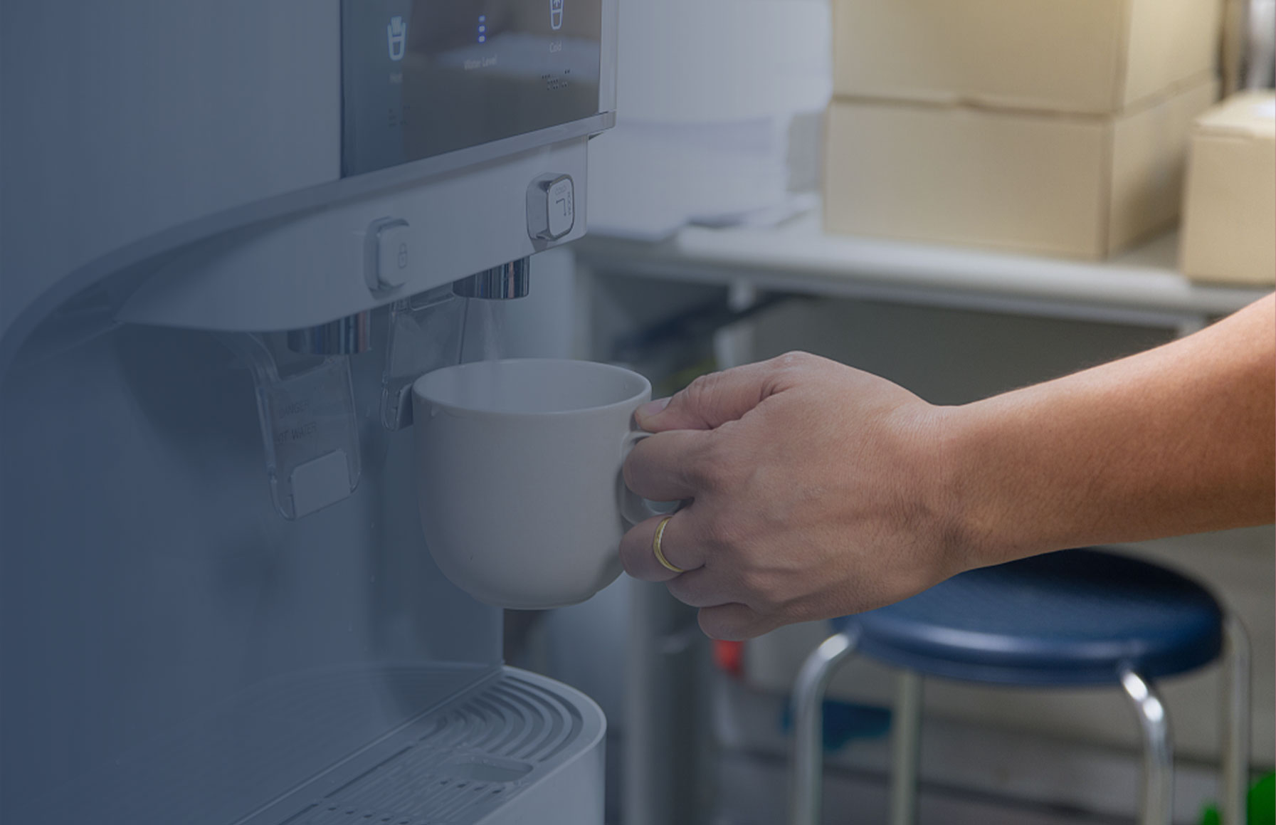 Distributeur d'eau boîte de paiement sans numéraire